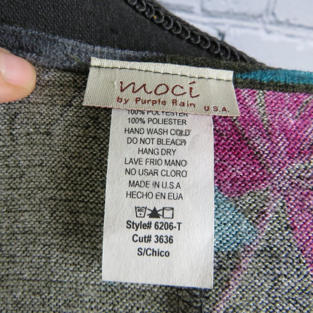NWOT -Women's Print Dress with Bell Cap Sleeves - Picture 5 of 5